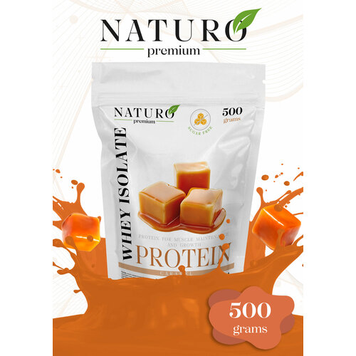 фото Протеин сывороточный от naturo premium 500 грамм со вкусом карамель notbad