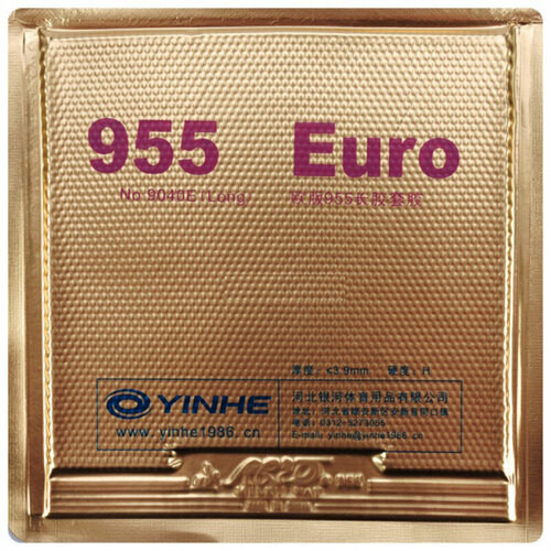 фото Накладка для настольного тенниса yinhe 955 euro ox, red, ox