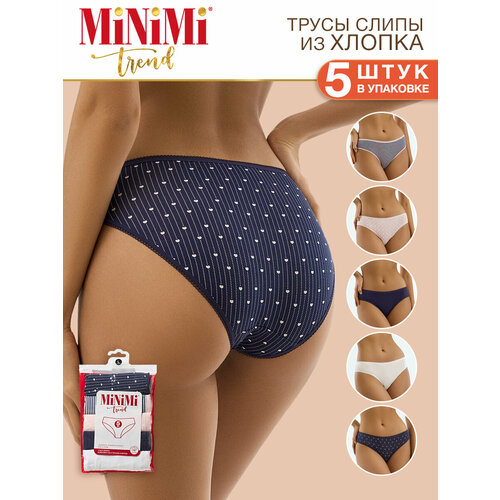фото Трусы minimi, 5 шт., размер 48 (l), мультиколор
