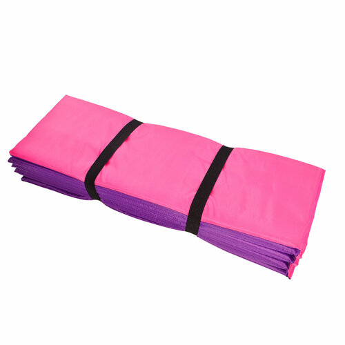 фото Коврик гимнастический bf-001 детский 150*50*1см (розовый-фиолетовый) body form