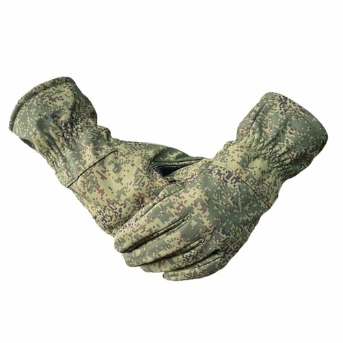 фото Ветрозащитные зимние перчатки (цифра), xl (24-27 см) без бренда