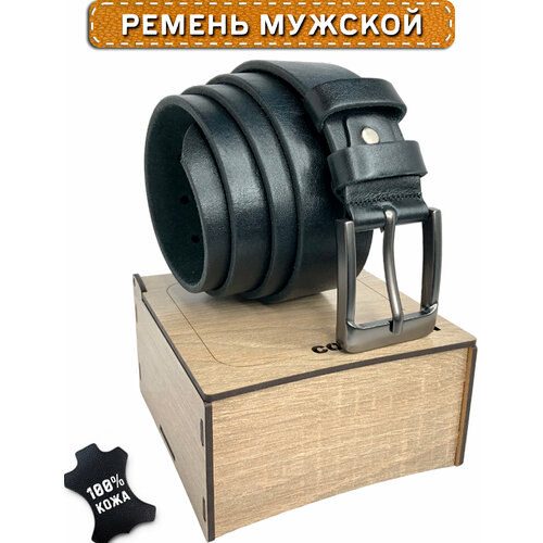 фото Ремень размер 120, черный россия