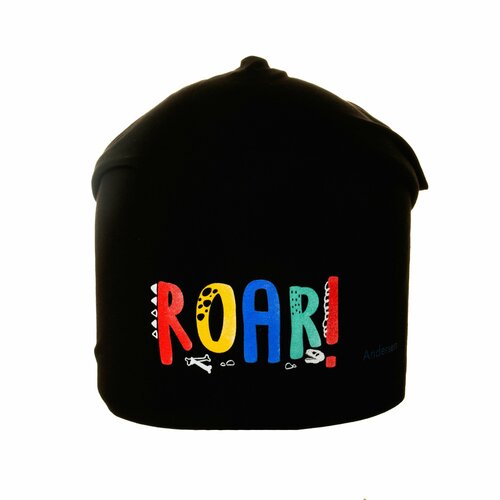 фото Шапка бини андерсен, размер 48-50, черный