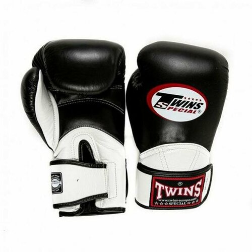 фото Боксерские перчатки twins special bgvl-11 black/white, 12 oz, черный, черно-белый