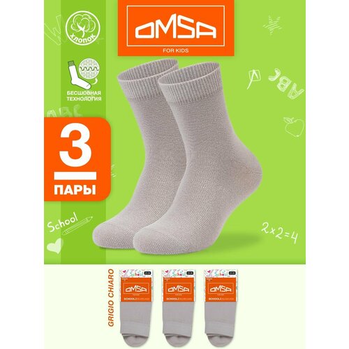 фото Носки omsa размер 35-38 (20-22), серый