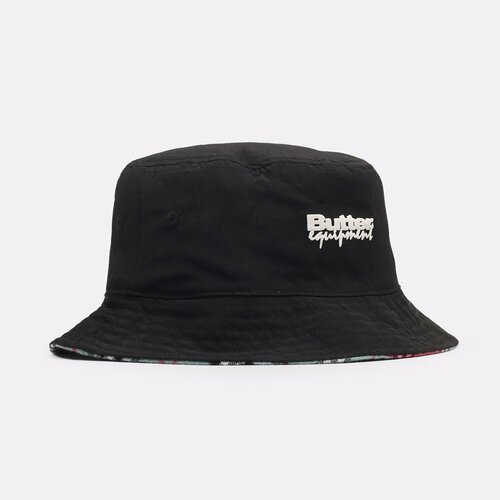 фото Панама butter goods plaid reversible bucket, размер onesize, черный