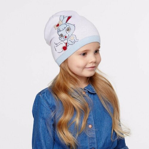 фото Шапка бушон, размер 54, мультиколор