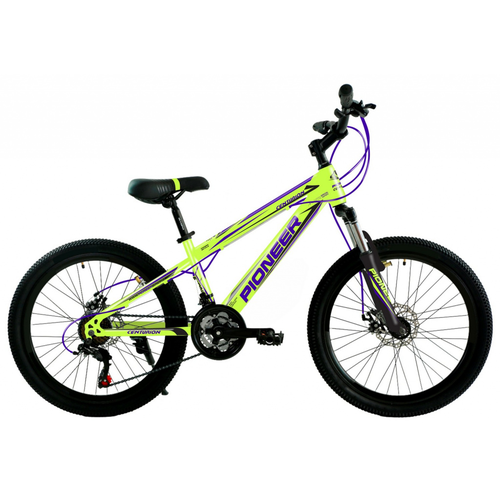 фото Велосипед pioneer centurion 24"/12' lemon-black-blue