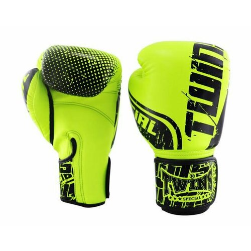 фото Боксерские перчатки twins special "range" light green, 10 oz, зеленый