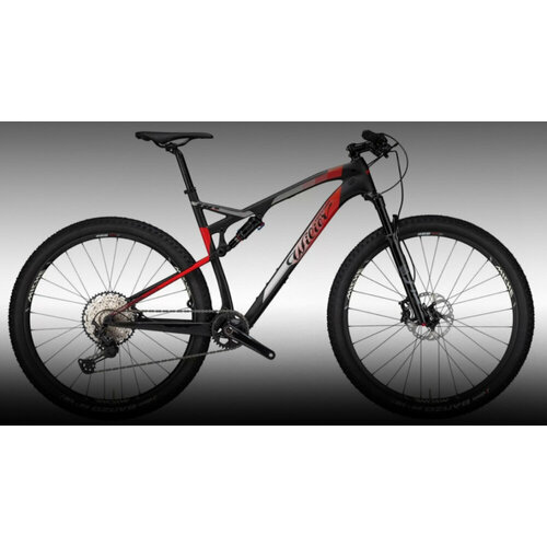 фото Велосипед wilier 110x sram xx sl axs 1x12, fox fs sc miche k4 черный/красный (2024) s, черный/красный