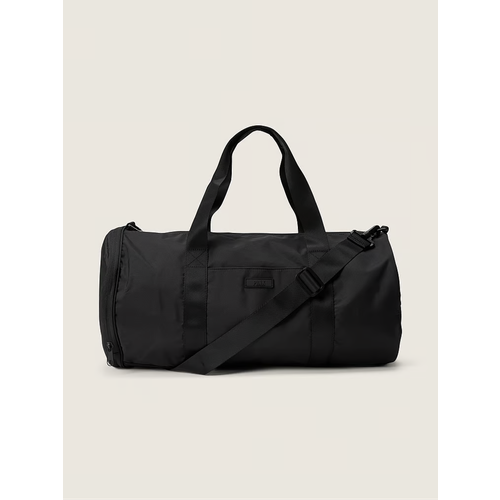 фото Сумка кросс-боди victoria's secret everyday duffle bag, фактура гладкая, черный