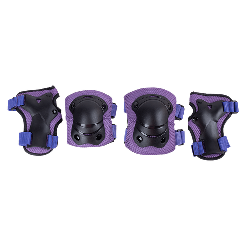 фото Комплект защиты tech team safety line 400 protection, размер m, фиолетовый techteam