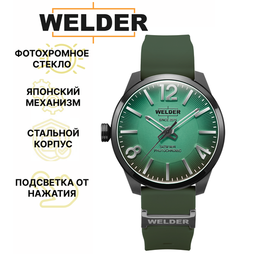 фото Наручные часы welder wwrl1001, зеленый