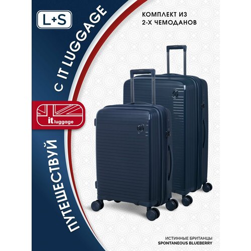фото Комплект чемоданов it luggage, размер xl, синий