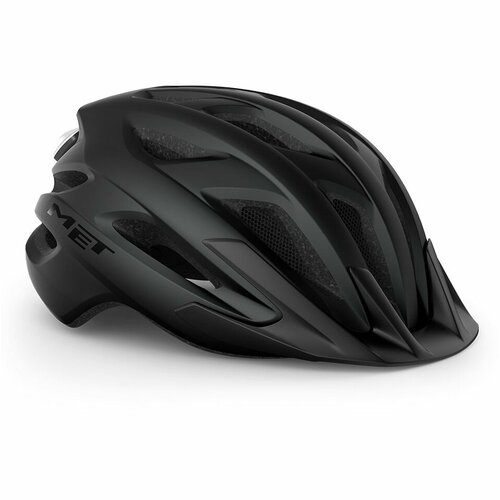 фото Велошлем met crossover helmet (3hm149ce) 2024, цвет черный матовый, размер шлема m (52-59 см)