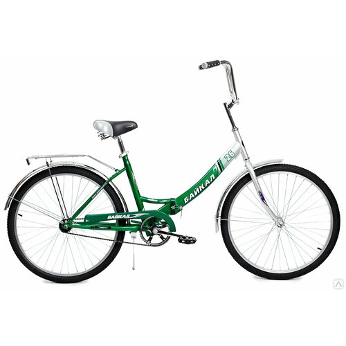 фото Велосипед 26" байкал 2603, складной, зеленый