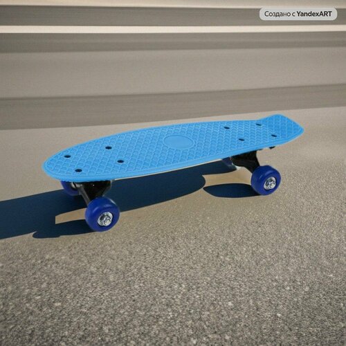 фото Скейтборд детский голубой наша игрушка
