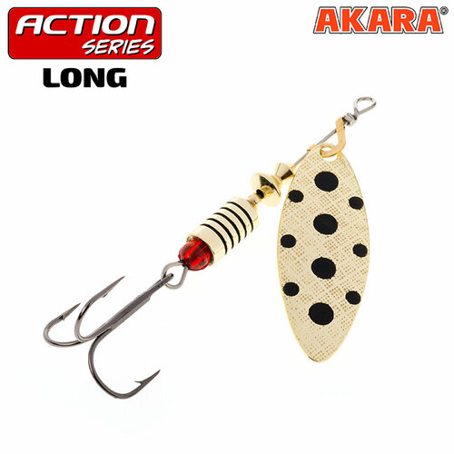 фото Блесна вращающаяся akara action series long 1+ 6,5 гр. 3/13 oz. a03