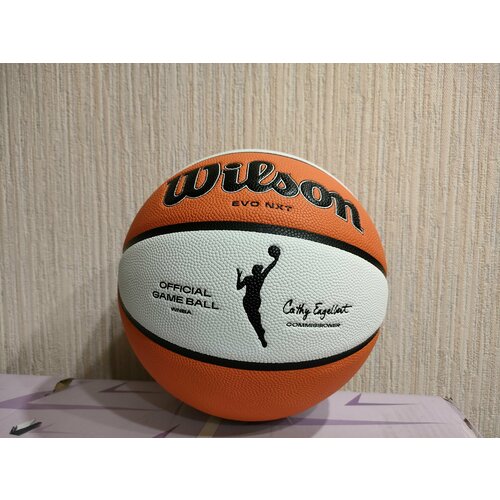 фото Мяч баскетбольный wilson wnba official game ball, wtb5000xb06 нет бренда