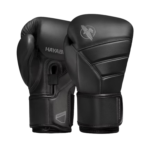 фото Боксерские перчатки hayabusa t3 kanpeki jet black (16 унций)