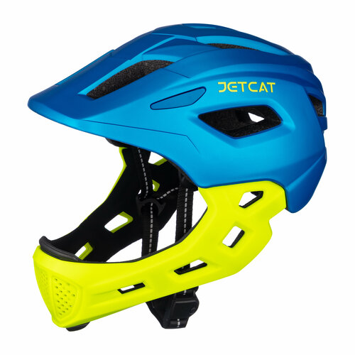 фото Шлем jetcat - start - blue/green - размер "s" (52-56см) защитный велосипедный велошлем детский