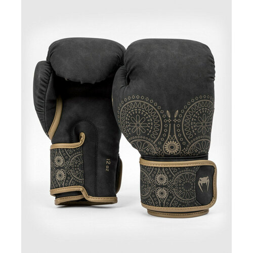 фото Боксерские перчатки venum santa muerte dark side 10oz черный, золотой