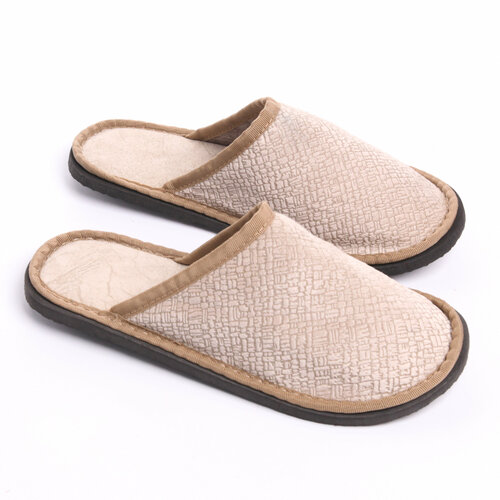 фото Тапочки , размер 43/44, бежевый shoes