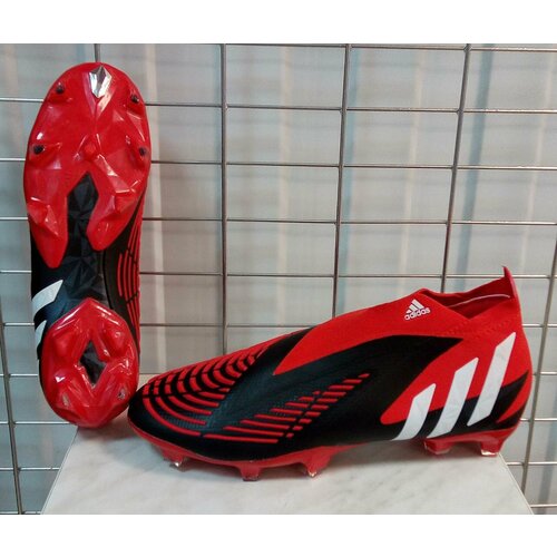 фото Для футбола adidas predator размер 42 ( длина по стельке 26 см ) бутсы футбольные и регбийные красные