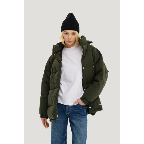 фото Шапка бини fligel шапка бини в рубчик, размер one size, черный