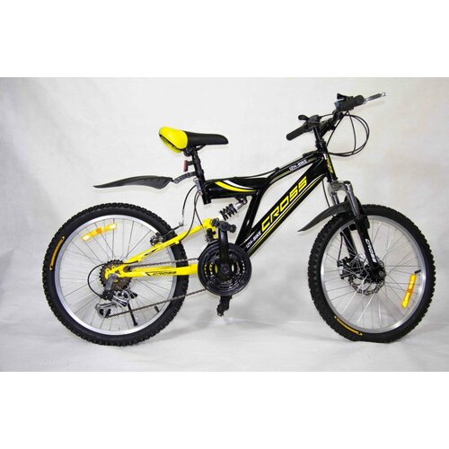 фото Велосипед горный скоростной zh-bike cross 20" 18 скоростей, дисковые тормоза двойные обода иж-байк
