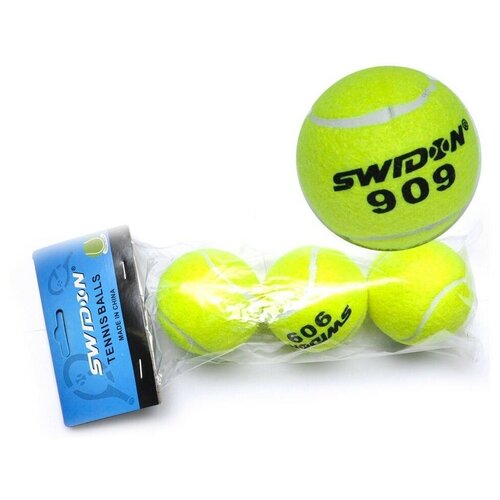 фото Мячик для тенниса. в упаковке 3 шт. 909-3.swidon