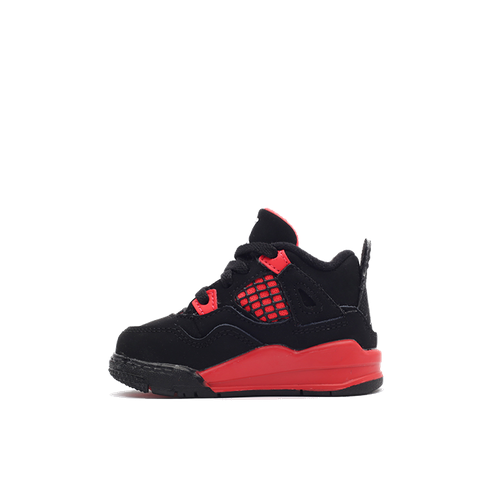 фото Кроссовки nike air jordan 4 retro se, размер 19.5 eu, черный, красный