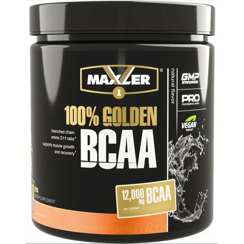 фото Макслер бца 100% golden bcaa 210 грамм (natural) maxler