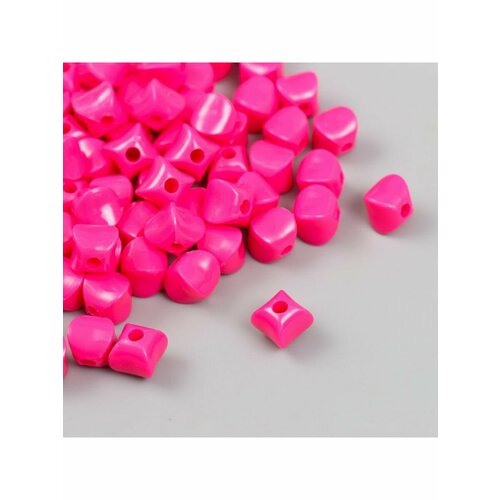 фото "кубик со сплющенными краями" розовый30 гр d-0,8 см арт узор