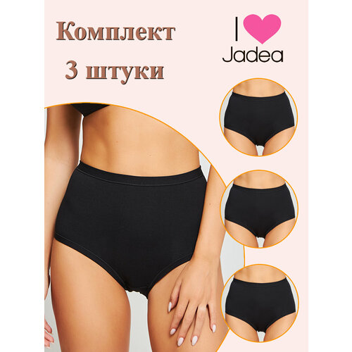 фото Трусы jadea, 3 шт., размер 5, черный