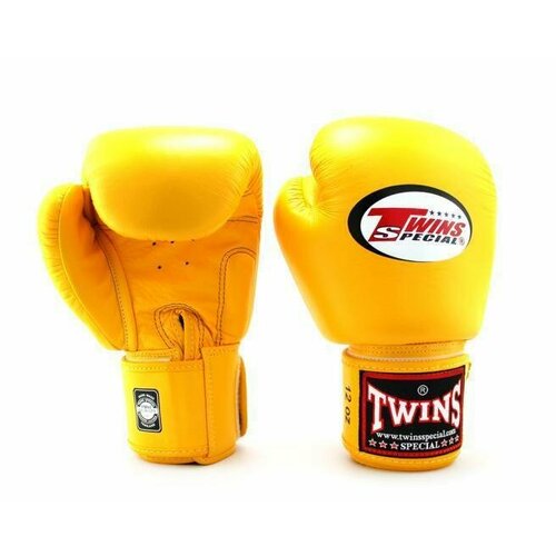 фото Детские боксерские перчатки twins special yellow, s 4 oz, желтый