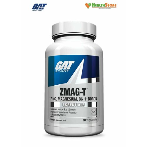 фото Gat sport zmag-t 90 капсул zma для мужчин, бустер тестостерона и улучшение сна