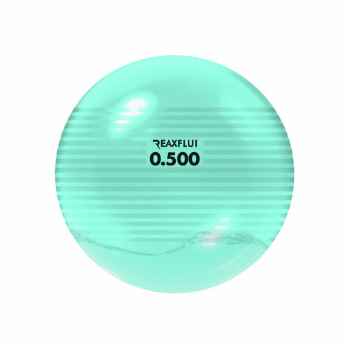 фото Динамический мяч reax flui green вес 0,5 кг, диаметр 16 см reaxing