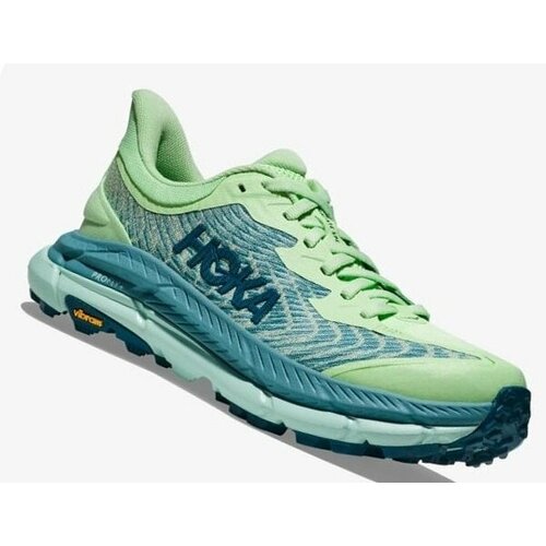 фото Кроссовки hoka, полнота b, размер us11b/uk9.5/eu44/jpn28, бирюзовый, зеленый