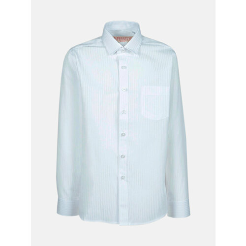 фото Школьная рубашка imperator, размер 146-152, белый
