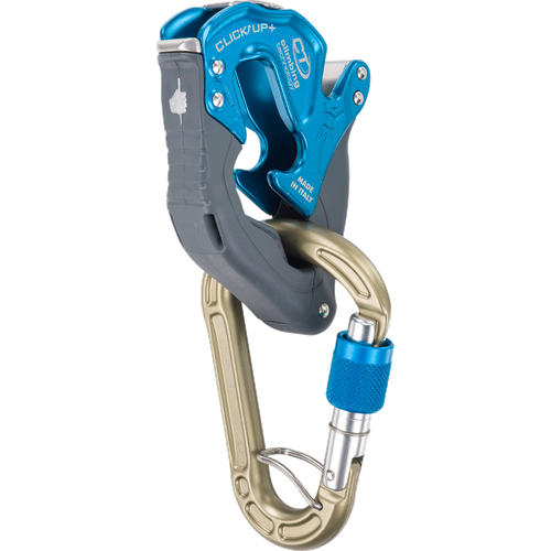 фото Страховочное устройство climbing technology click up+ kit, blue