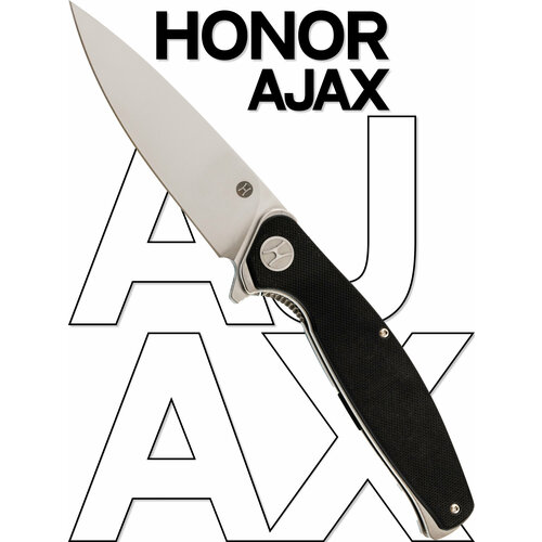 фото Складной нож honor ajax, сталь d2, рукоять g10