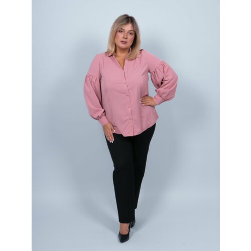 фото Блуза размер 58, розовый