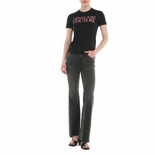 фото Футболка versace jeans couture, размер m, черный