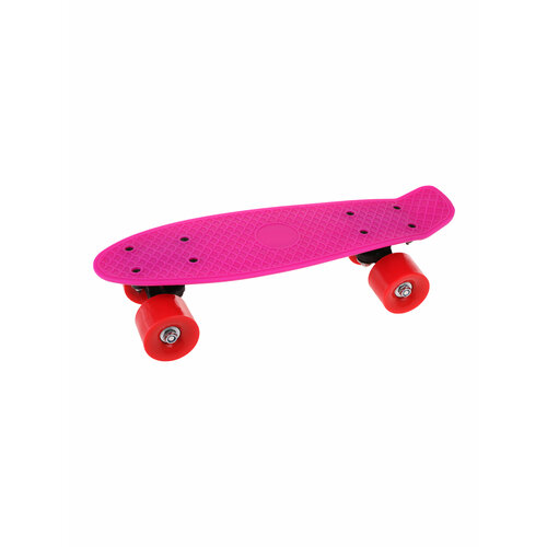 фото Скейтборд детский с большими колесами розовый наша игрушка