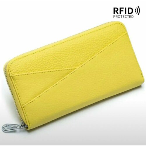 фото Кошелек wallet-4-yellow, фактура зернистая, желтый bgt