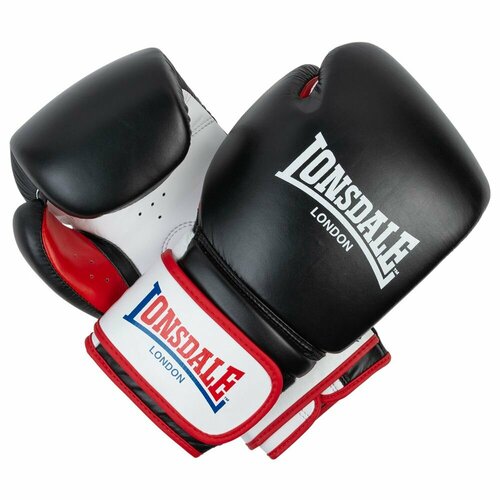 фото Боксерские перчатки lonsdale winstone black white