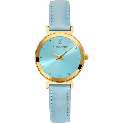 фото Наручные часы pierre lannier, голубой, золотой