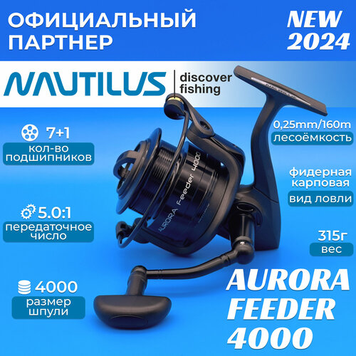 фото Катушка nautilus aurora feeder 4000