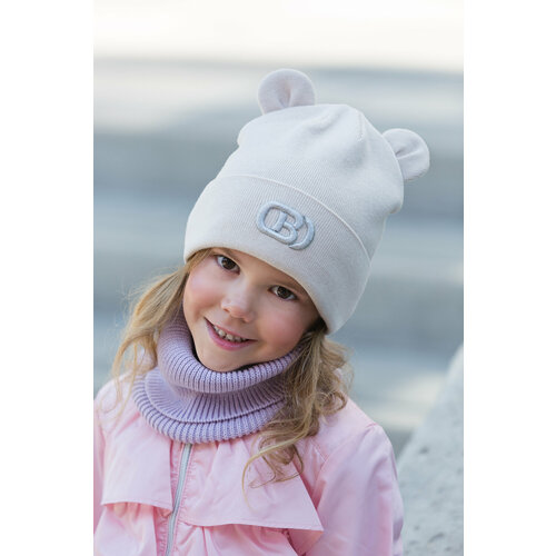 фото Шапка orso bianco, размер 52, бежевый